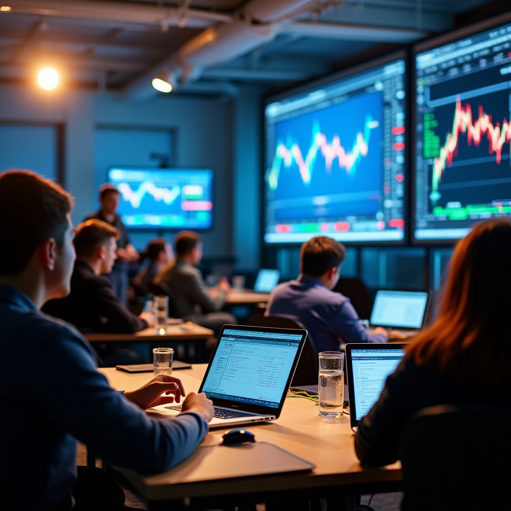 Competición de trading entre campus